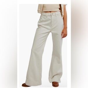 We The Free Women's Boot Cut Cream Jeans